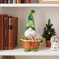 thumbnail image 5 of Eolstice Christmas Candy Basket, Faceless Gnome Doll Woven Small Treat Basket, Tabletop Centerpiece, Holiday Party Home Kitchen Decor, Gift, 5 of 6