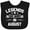 AB-Black, variant on Inktastic Legends Are Born in August Boys or Girls Baby Bib