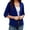 Blue, variant on Women's Cardigan Solid Color Knitted Jacket Solid Color Cotton Pocket Cardigan Outer Sweater Cardigan,Red Women's Cardigan XXL
