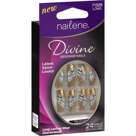 Nailene Divine Designer Nails, 24 count