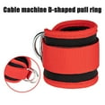 thumbnail image 5 of Adjustable Neoprene Ankle Strap with D-Ring Attachment for Glute Kickbacks and Lower Body Machine Workouts, 5 of 7