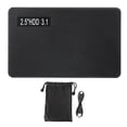 thumbnail image 1 of Mobile Hard Disk 2.5in External Case USB3.1 High Speed Drive Basic Storage YD0015 Black250G, 1 of 10