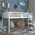 thumbnail image 6 of Living Essentials by Hillsdale Alexis Wood Arch Twin Jr. Loft Bed, White, 6 of 14