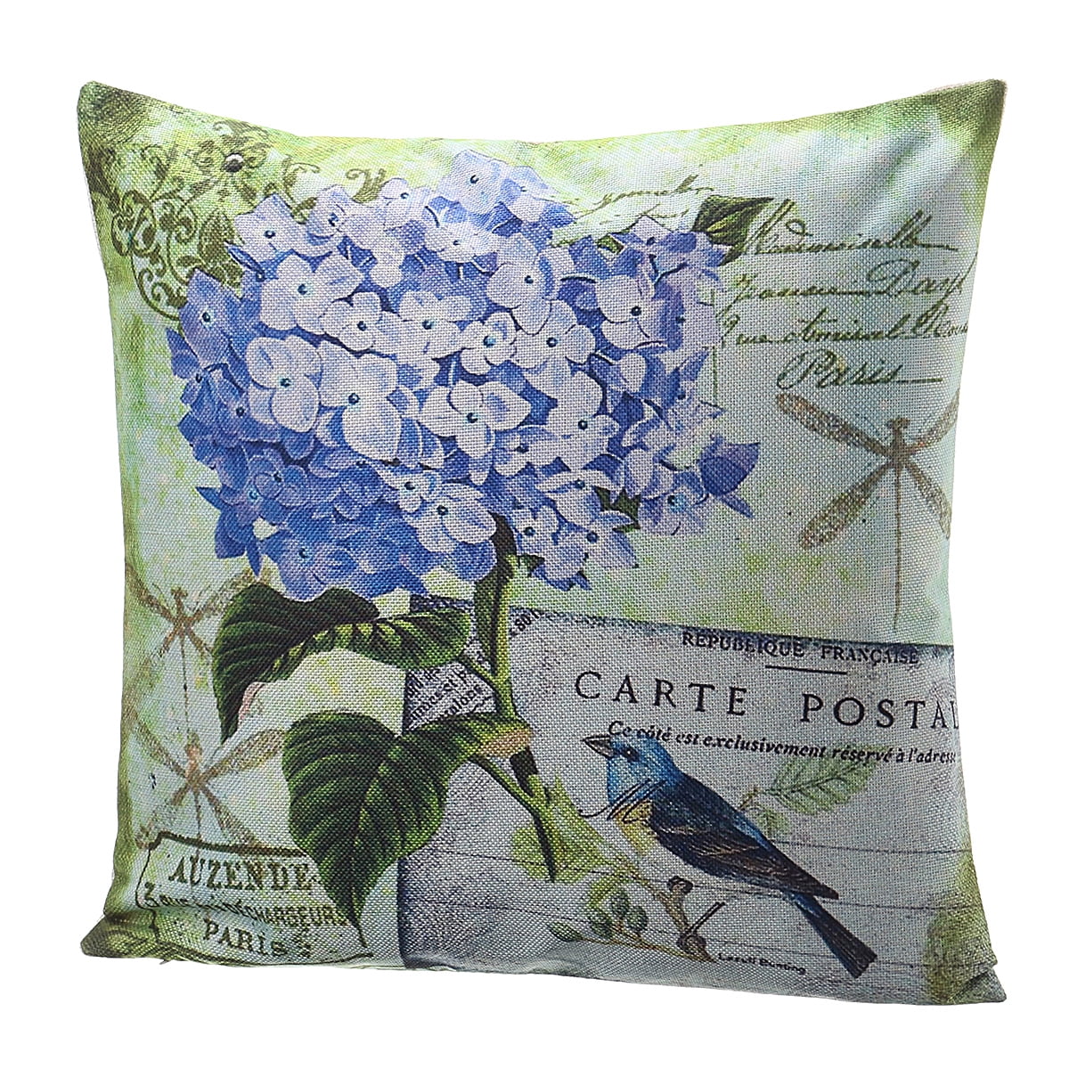 Vintage Spring Flower Decorative Throw Pillow Covers Pillow Cases