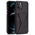 thumbnail image 1 of iPhone 13 Wallet Case, Premium Vegan Leather Case with Magnetic Kickstand Credit Card Holder for iPhone 13 6.1-inch 2021, Black, 1 of 1