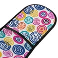 thumbnail image 2 of Dailycode Double Sided Oven Mitt with Loop Heat Resistant Kitchen Long Potholders 7" x 35" Circle Graffiti, 2 of 6