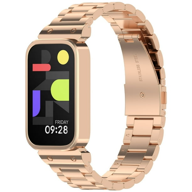 Pulsera reloj acero inoxidable 3 perlas