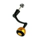 thumbnail image 3 of Mango de carrete giratorio de pesca con agarre ergonómico, práctico y ligero, para reparación de equipos. Oro y medio, 3 of 9