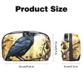 thumbnail image 5 of Crow USB Organizer Charger Case Power Plug Travel Organizer Small Kitchen Cord Organizer Digital Pouch Oxford Cloth Waterproof Travel Electronics Gadgets Storage Bag 5.9x9.44x3.14 in, 5 of 6