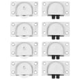 thumbnail image 1 of Miangastore 4 Paires Rouleau de Porte en Acier Inoxydable Rouleau de Porte Coulissante Pièces de Roue de Porte Coulissante, 1 of 8
