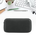 thumbnail image 2 of Cartera para pasaporte de cuero con protección RFID y tarjetero antirrobo para viajes seguros (negro), 2 of 8