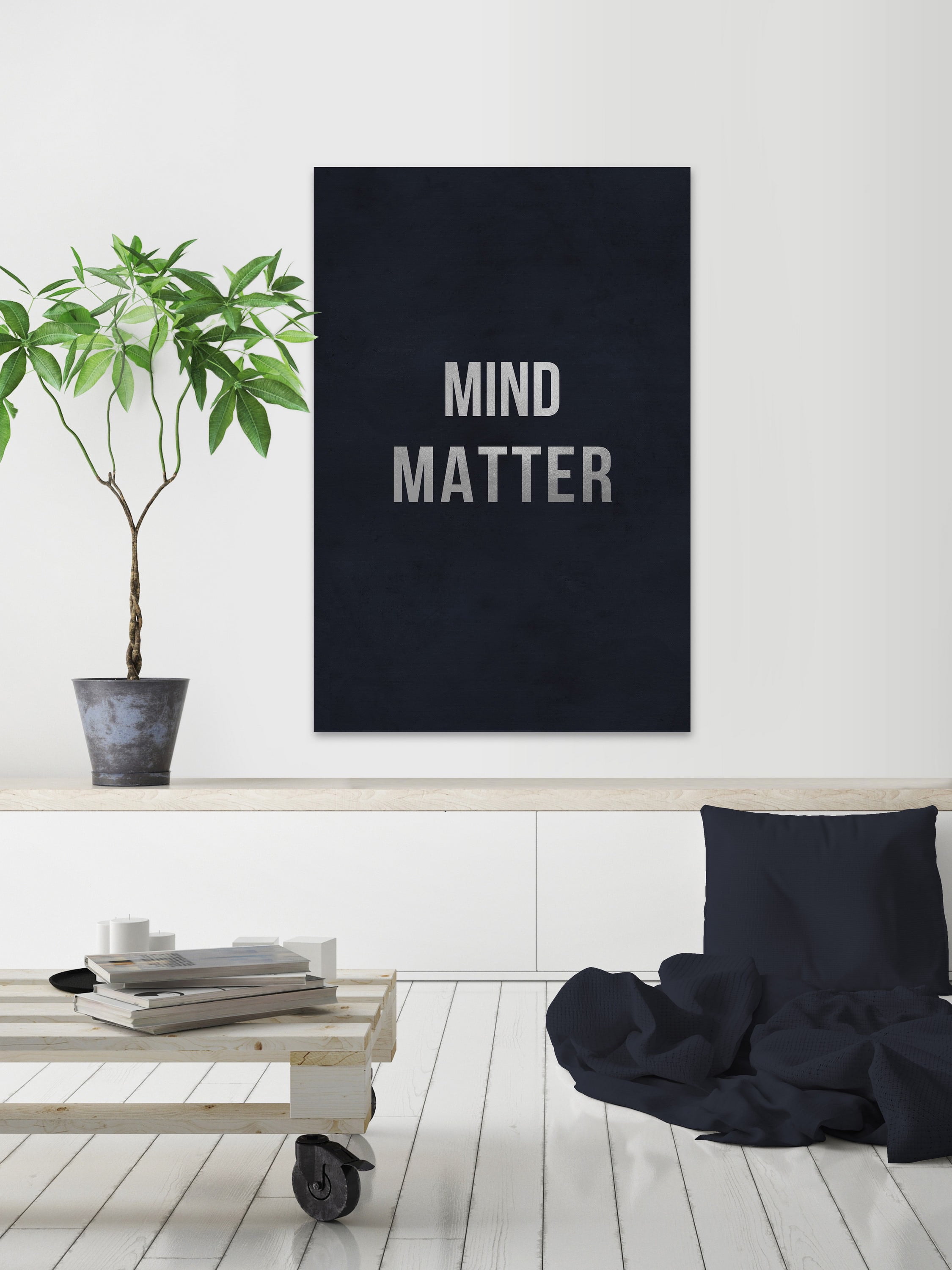 Mind Matter Painting Print on Wrapped Canvas