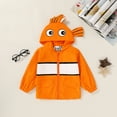 thumbnail image 4 of Younger Tree Baby Boy Girl Raincoat Kid Cute Cartoon Hoodie Zipper Rain Jacket Outfits for 3-4T, 4 of 8