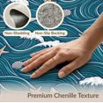 thumbnail image 6 of ODIKA 8'x10' Washable Area Rug Bathroom Deep Surf Featuring Creatures Nautical Ocean Funky Theme for Dining Room, Large Office, Lounge, Non-Slip Chair-Friendly Mat, 6 of 7