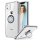thumbnail image 3 of Transparent Ring Holder Phone Case for IPhone 13 12 Mini 15 14 11 Pro Max X XS XR 7 8 Plus Soft Shell Shockproof Cove, 3 of 5