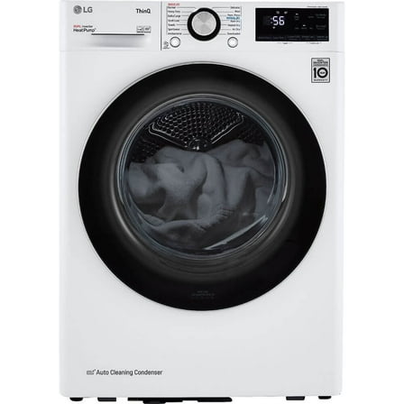 LG DLHC1455W 4.2 Cu. Ft. White Stackable Front Load Electric Smart Dryer