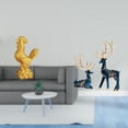 thumbnail image 2 of Figura de pollo, decoración Feng Shui, estatua para el hogar, ideal para cumpleaños, aniversarios, inauguraciones de hoteles y casas. Estatua de reno, 2 of 8