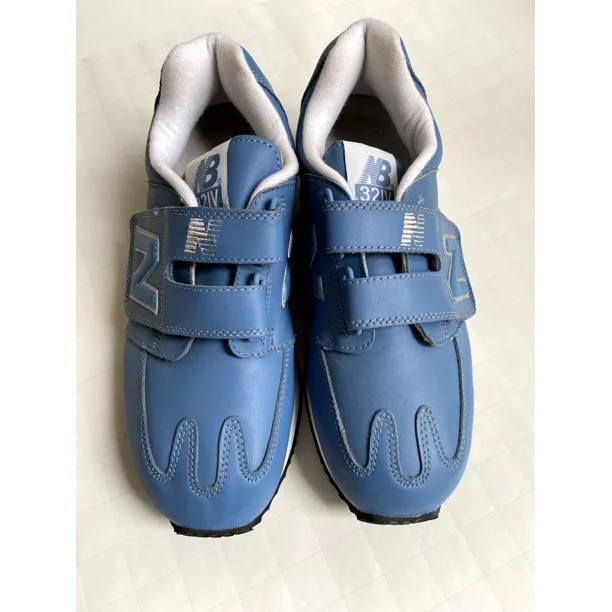New Balance M321VBS Blue Sneakers-MENS Size 9.5 -Hook & Loop Leather Casual Shoe