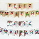 thumbnail image 5 of 2 juegos de banderines dorados con bandera española para decoración colgante de cumpleaños, 5 of 5