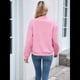 thumbnail image 4 of Chaqueta Informal de Mujer con Cuello Alto y Cremallera, Ideal para Otoño. Conjuntos con Bolsillos. Rosa L, 4 of 10
