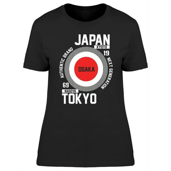 Tokyo Osaka Japan  T-Shirt Women -Image by Shutterstock, Female 3X-Large
