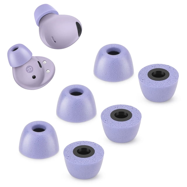 Puntas de Espuma Memory Foam para Galaxy Buds 2 Pro Tang Town Pequeño Violeta