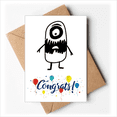 thumbnail image 1 of Universe Alien Monster Alien Creature Wedding Cards Congratulations Greeting Envelopes, 1 of 3