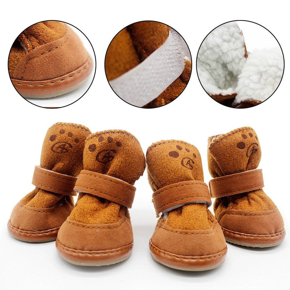 dog snow shoes