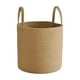 thumbnail image 1 of Cesta tejida redonda, cesta de almacenamiento de ropa, cesto para ropa sucia, cesta de lavandería multifunción con asas para el baño y el hogar M, 1 of 8