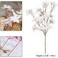 thumbnail image 2 of 4PCS Artificial Flowers Branches Faux Silk Cherry Blossoms Stem Fake Floral for Home Garden Restrant Hotel Parties Wedding Table Centenpieces Arrangements Decor Spray in Pink, 2 of 5