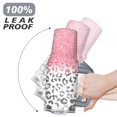 thumbnail image 6 of 40oz Fashion Leopard Pattern Stainless Steel Flip Straw Tumbler Spill Proof Travel Cup Double Wall Vacuum Insulated Coffee Mug with Top Handle, 6 of 6