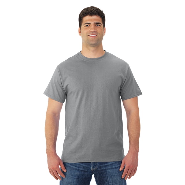 Jerzees T-Shirt à Manches Courtes pour Hommes DRI-POWER Active, L, Oxford