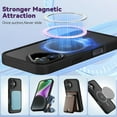 thumbnail image 5 of 3-in-1 Entronix Bundle for iPhone 16 Plus, Magnetic Sturdy Matte Case 2 Screen Protector, Black, 5 of 8