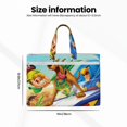 thumbnail image 2 of Saiise Scooby-Doo Print Zipper Document File Bag Pouch with Handle Waterproof Double Pocket Canvas File Storage Bag for Project Office School Foldable File Document Handbag Carrying Bag, 2 of 7