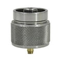 thumbnail image 1 of Professional Gas Tank Converter Portable Propane Converter Camping Gas Tank Adapter (1pc, Silver), 1 of 5