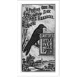 thumbnail image 2 of Historic Framed Print, [Trade card advertising Carter's Little Liver Pills showing crow or raven holding up banner], 17-7/8" x 21-7/8", 2 of 9