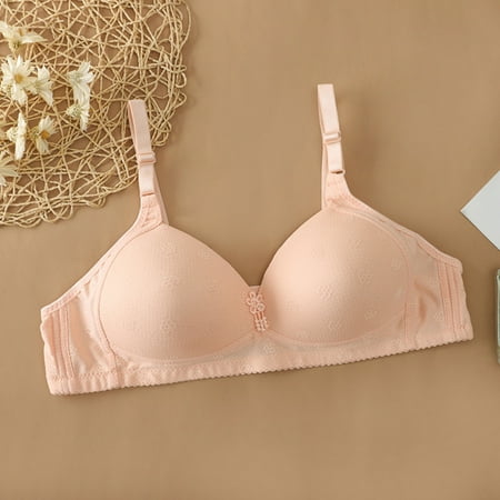 Up to 30% OFF  Women s Daily Bra  Adjustable Underwire  Gathered Thin  No Steel Ring  Comfortable Seamless  Soft Fabric  for Everyday  Seamless Support  Non-Iron  Breathable  Casual Wear | Pink 36