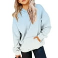 thumbnail image 2 of LTTVQM Hoodies for Teen Girls Boys Long Sleeve Gradient Fall Fashion Cute Hoodie Lightweight Y2k Comfy Oversized Hooded Sweatshirt Sky Blue 9-10 Years, 2 of 6