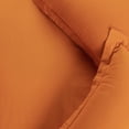 thumbnail image 3 of BNM Flannel Cotton Solid Duvet Set, Full/Queen, Pumpkin, 3 of 6