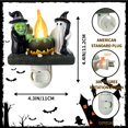 thumbnail image 2 of Lámpara ZLQWE Luz nocturna con forma de bruja de Halloween, 12 x 11 x 5 cm, 2 of 7