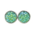 thumbnail image 2 of Pendientes Gotas Sonducket acero inoxidable Galvanoplastia fina color verde, 2 of 6