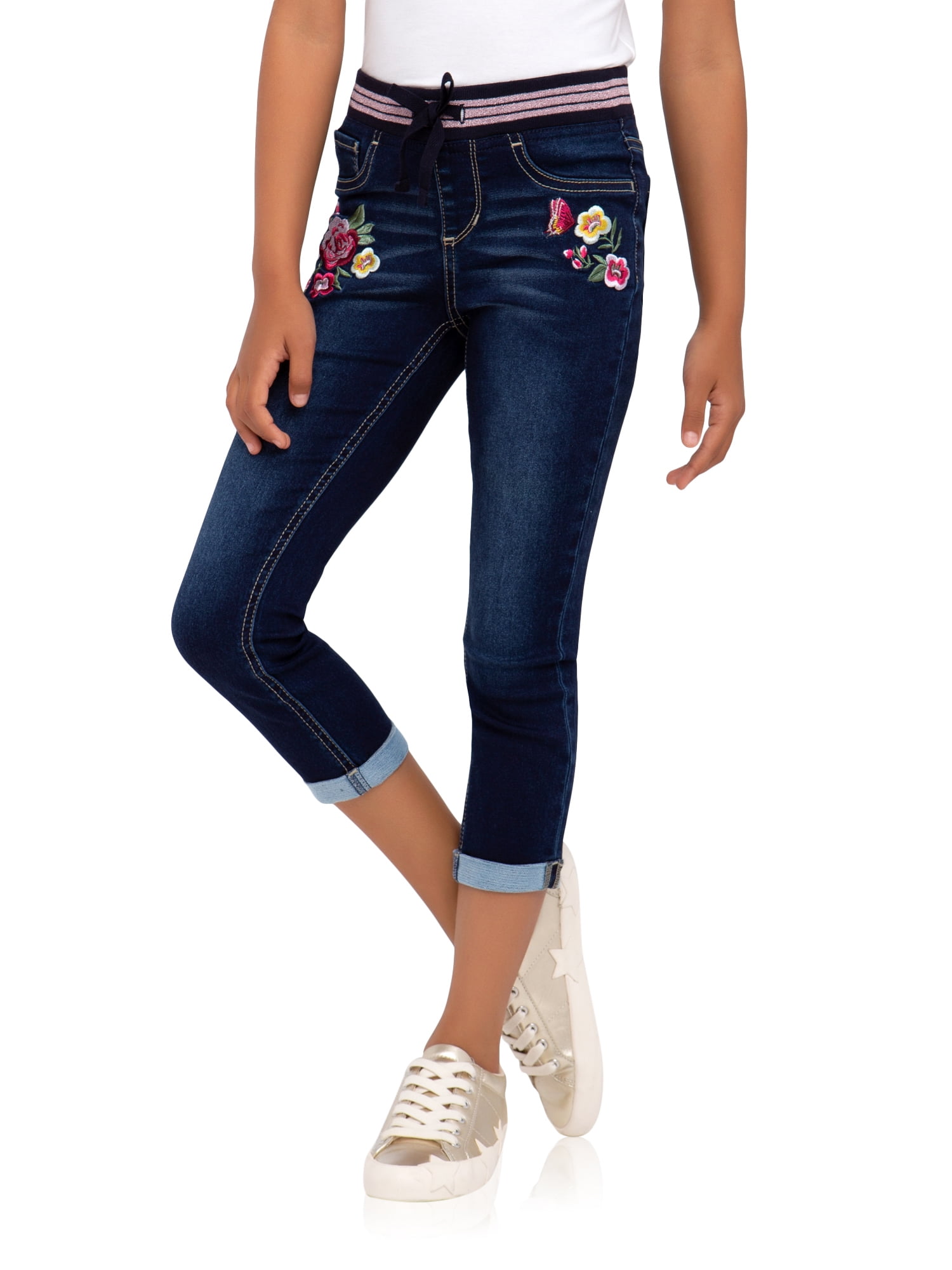girls denim capri
