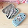 thumbnail image 3 of Hello Kitty Kuromi Cartoon Cute Student Pencil Box, Cinnamoroll Storage Box, Melody Holiday Gift, 3 of 5