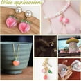 thumbnail image 5 of 42Pcs 7 Colors Peach Charms Fruit Resin Charms Big Fruit Hanging Pendant Resin 3D Peach Charms Imitation Food Charms Ornament, 5 of 5