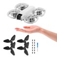 thumbnail image 1 of Jixopn - 2 pares de hélices para dron DJI Neo, de colores, de liberación rápida (negro), 1 of 8