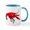 White/Blue Inside, variant on CafePress - Louisiana Crawfish Mug Mugs - 11 oz Ceramic Mug - Novelty Coffee Tea Cup