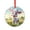 Pattern-2, variant on Retro Vintage Christmas Santa Claus Christmas Ornament Holiday Decorations And Xmas Gift Ideas Rustic Country Holiday Christmas Tree Glass Ornament