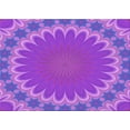 thumbnail image 1 of Ahgly Company Indoor Rectangle Patterned Tyrian Purple Area Rugs, 2' x 4', 1 of 6