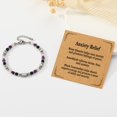 thumbnail image 5 of APSVO Natural Healing Crystal Bracelets for Women Stress Worry Anxiety Relief Rose Quartz Amethyst Black Tourmaline Bracelet Birthday Mothers Day Graduation Jewelry Gifts Teen Mom Her Wife Ideas, 5 of 5