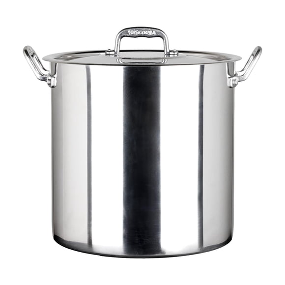 Olla Alta Vasconia Pro Triple Fuerte Aluminio 21 Litros 30cm